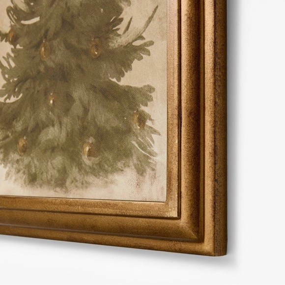 LAST NWT 11”x13.86” Christmas Tree framed wall art - Picture 4 of 14